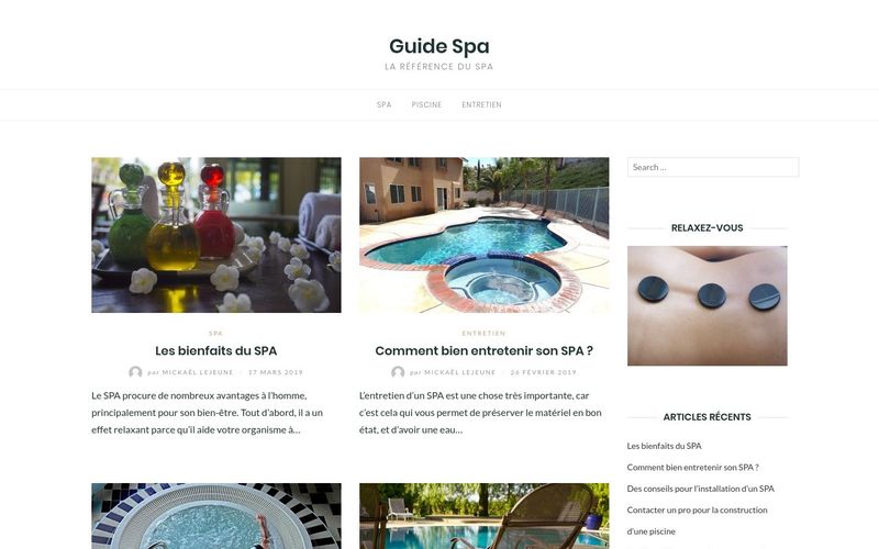 Quels sont les bienfaits du spa ?