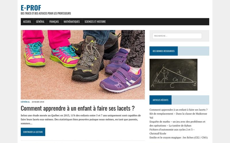 E-prof - Des trucs et des astuces pour les professeurs