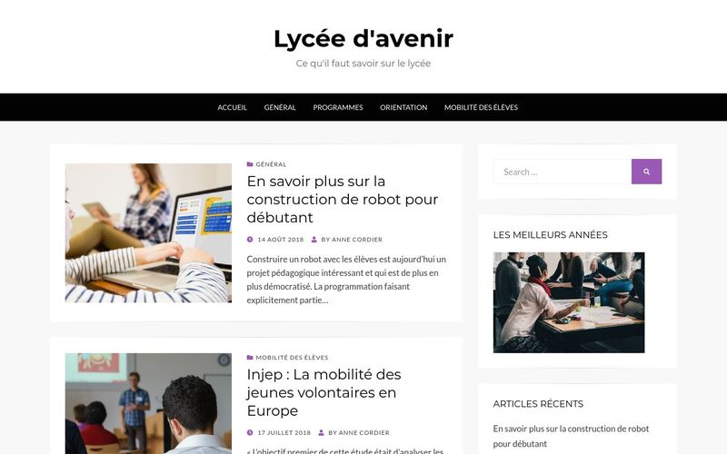 Lycée d'avenir - Ce qu'il faut savoir sur le lycée